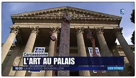 France 3 Exposition palais de justice Carcassonne